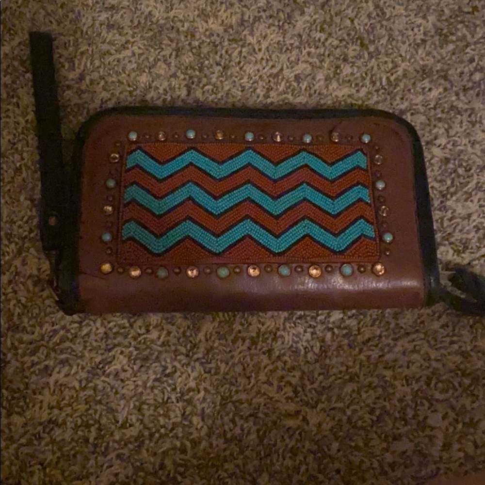 Double J Saddlery Leather Clutch Organizer